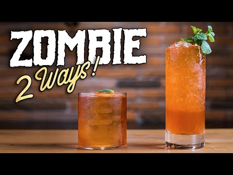 Old Fashioned Twist on a Tiki Classic - the Zombie!