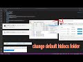 Install XAMPP And Change Default Htdocs Folder