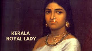 Kerala Royal Lady by Raja Ravi Varma 
