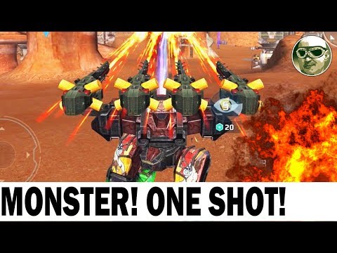 MONSTER! ONE SHOT! WAR ROBOTS BEHEMOTH 4 TREBUCHET MK2 MAX GAMEPLAY