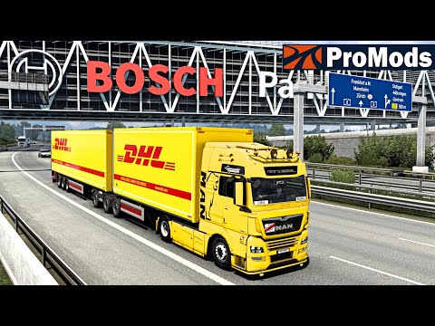 ETS2 ProMods 2.60 - Lang LKW auf der deutschen Autobahn [2025] EURO TRUCK SIMULATOR 2