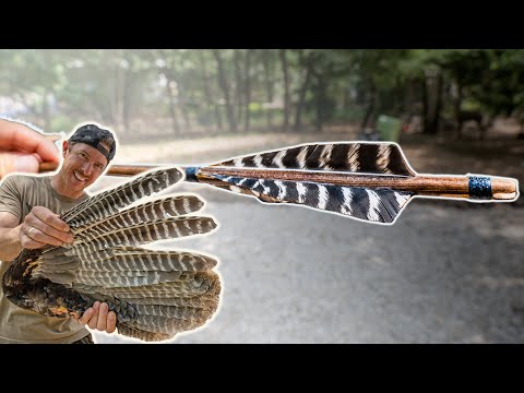BUILD & SHOOT! Traditional Arrows from WILD Turkey Wings!