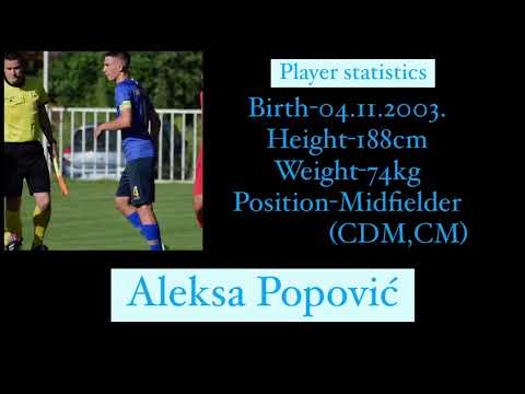 🔵ALEKSA POPOVIĆ |highlights| Fk Sušica season 2021/22🔵