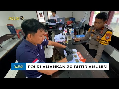 SATGAS MADAGO RAYA AMANKAN 30 AMUNISI YANG DITEMUKAN WARGA DI LAHAN KAKAO