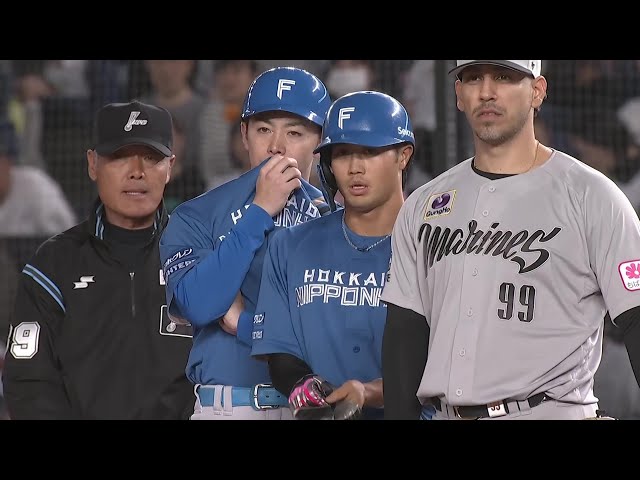 【4回表】鮮やかなセンター返し!! ファイターズ・細川凌平 直球を振り抜きスタメン抜擢に応えるタイムリーヒットを放つ!! 2025年5月16日 千葉ロッテマリーンズ 対 北海道日本ハムファイターズ