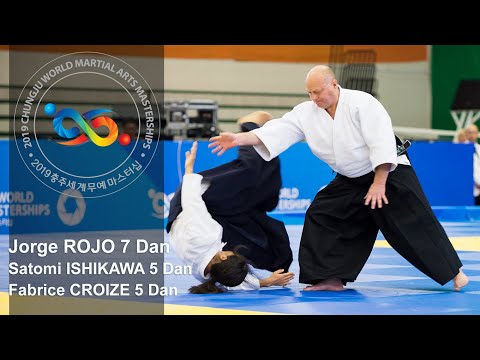 Demonstration of Experts in Aikido - Jorge Rojo at World Martial Arts Masterships in Korea