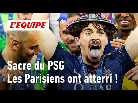 Sacre du PSG : L’arrivée TRIOMPHALE des champions d’Europe à Roissy