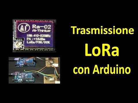 0346: Test Moduli LoRa Ra-02 SX1278 con Arduino