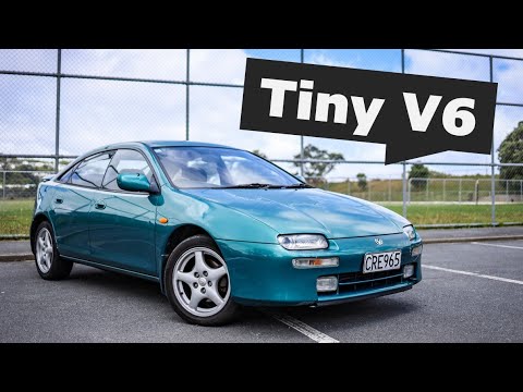 This Weird 90's Mazda Lantis Has an EPIC V6 Engine