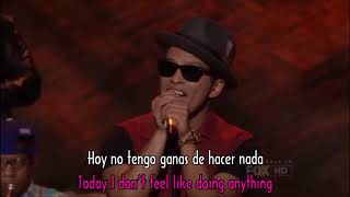 Bruno Mars - The Lazy Song Subtitulado Español/Lyrics