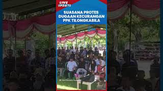 Suasana Protes Saksi Parpol Atas Dugaan Kecurangan PPK Tilongkabila Bone Bolango Gorontalo