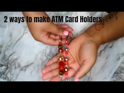 How to make roach clips ATM Card Holders Bracelet help 2 ways