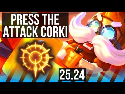 CORKI vs SYLAS (MID) | Press The Attack | KR Master | 25.24