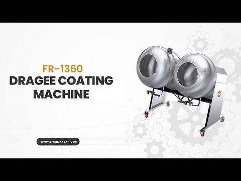 FR 1360 Дражировочная машина для нанесения сладкого, соленого и соусного покрытия на орехи