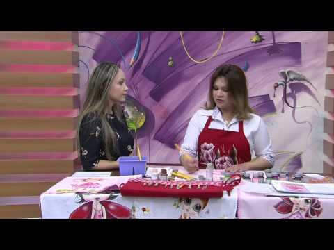 Mulher.com 01/10/2014 - Pano de Copa por Eliane Rolim - Parte 1