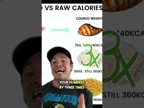 Should you weigh your food RAW or COOKED?