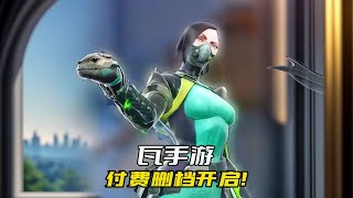 瓦手游开启付费删档测试！大放量！ #瓦手付费删档开启