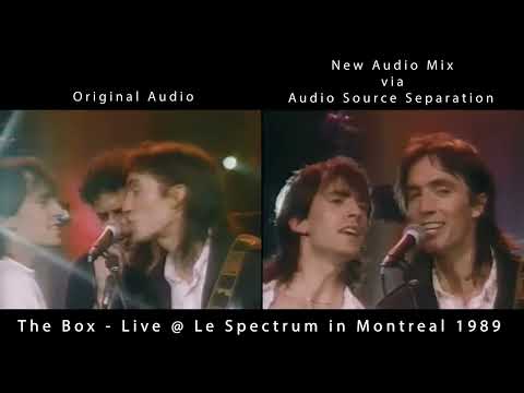 Remixing old concerts with AI technology (A/B comparison) - The Box LIVE @ Le Spectrum 1989