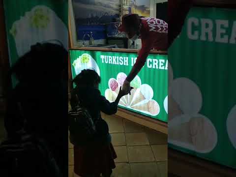 turkish ice cream 🍧🍦| Iza fathin |