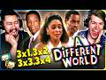 A DIFFERENT WORLD 3x1 3x2 3x3 3x4 Reaction Jasmine Guy Kadeem Hardison W Jaby Koay