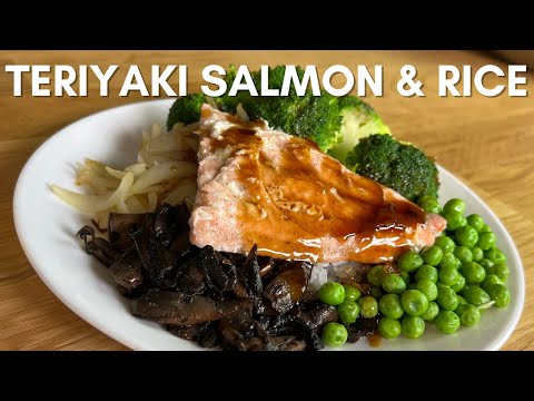 Teriyaki Salmon With Rice & Vegetables - Favorite Weekly Meal Prep