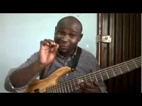 NIGERIAN BASSIST, BAZZIK T PLAYING CHORDAL SOLO BLESSED ASSURANCE ON BASS GUITAR. . .