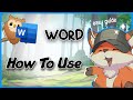 How To Use Word In 5 Minutes Quick Crash Course For Beginners