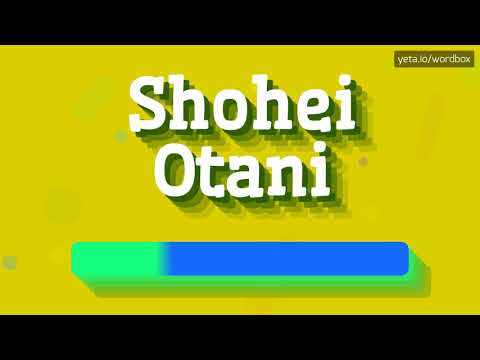 HOW PRONOUNCE SHOHEI OTANI! (BEST QUALITY VOICES)