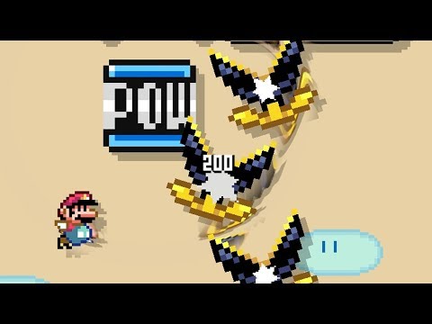 Super Mario Maker 2 🔧 20 seconds POW Block Mountain 🔧 by Fl4xii