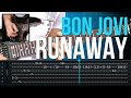 Bon Jovi - Runaway (como tocar - aula de guitarra)