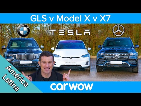 BMW X7 vs Tesla Model X vs Mercedes GLS … ¡CARRERAS y RESEÑA!