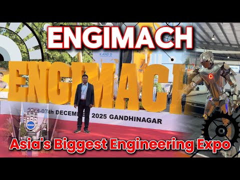 Engimach Expo | Asia's Biggest Expo | Gandhinagar, Gujarat. #engineering #exhibition #2025 #machine