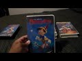 Four Different Versions Of Walt Disney S Pinocchio VHS