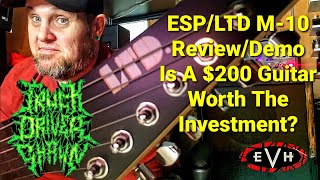 Video thumbnail for ESP LTD M10 Review Demo + Why You Shouldn't Buy From Guitar Center by Truck Driver Shawn