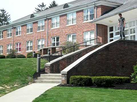 Skating the ledge @ Juniata College