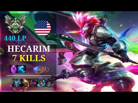 Hecarim Top vs Kennen - 7 kills - Ethiridis NA Grandmaster (440 LP) Patch 11.5