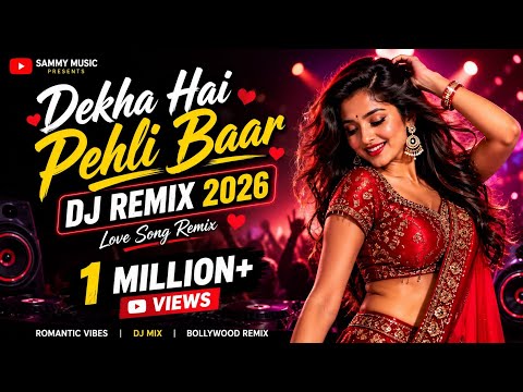 Dekha Hai Pehli Baar ❤️ DJ Remix 2026 | Love Song Remix | Bollywood DJ Mix