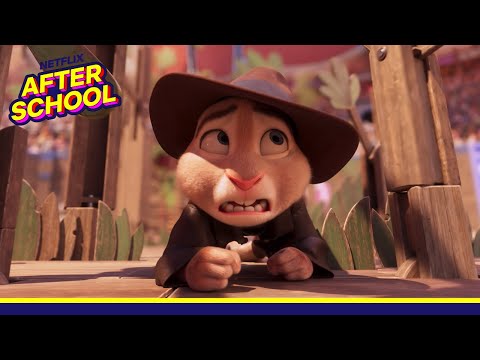 Thumbnail of the video: Obstacles, of Course | Chickenhare and the Hamster of Darkness | Netflix After School
