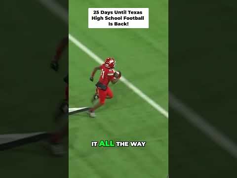 Posting 1 play every day until Texas High School Football is back! 25 Days left!