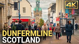 Exploring Dunfermline, Scotland | 4K Walking Tour