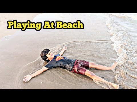 Enjoying At Beach 🤗 | Muhammad Ammar