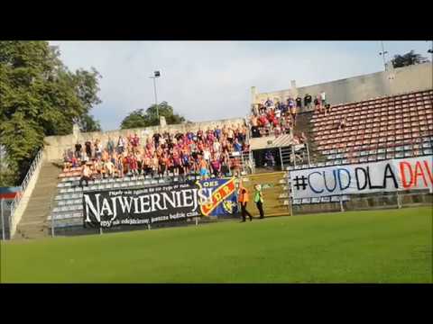 Doping kibiców Odry Opole na meczu z Sandecją