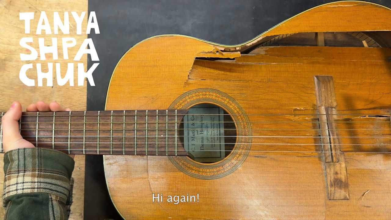 Total restoration of a broken guitar | Martin Classical Guitar (Part 1)