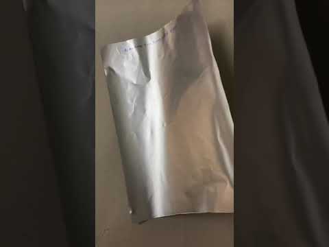 Silver Aluminum Foil Laminated Paper, Size: 200mm To 1100mm