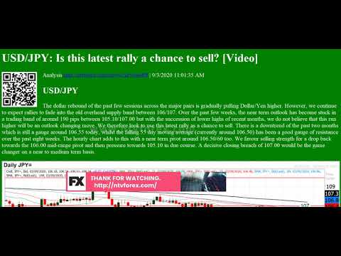 Analysis USD/JPY: Is this latest rally a chance to sell? [Video]