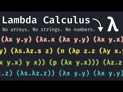 Learn Lambda Calculus: The language with ONLY FUNCTIONS
