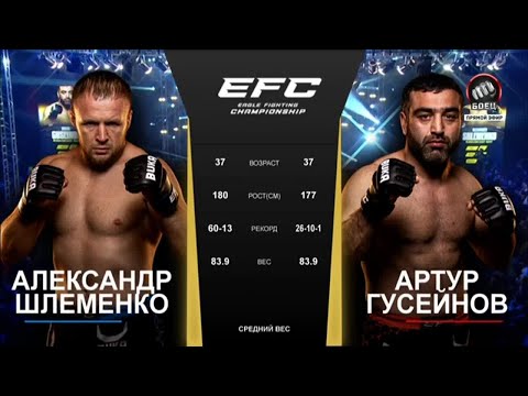 Единоборства Eagle FC 42. Александр Шлеменко против Артура Гусейнова