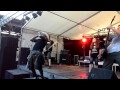 little Simon on stage with Leng Tch'e on Grindtastic OA
