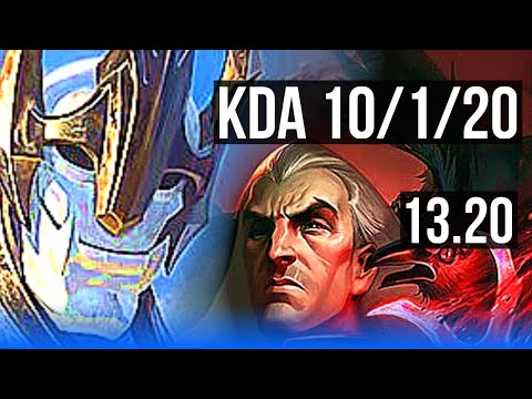 GALIO vs SWAIN (MID) | 10/1/20, 73% winrate, Godlike | BR Diamond | 13.20