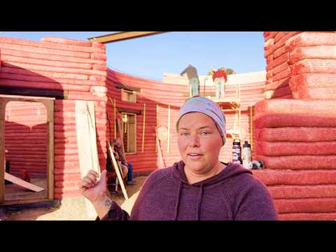 How Do We Build Custom BOND BEAM Forms on CURVED Earthbag Walls?